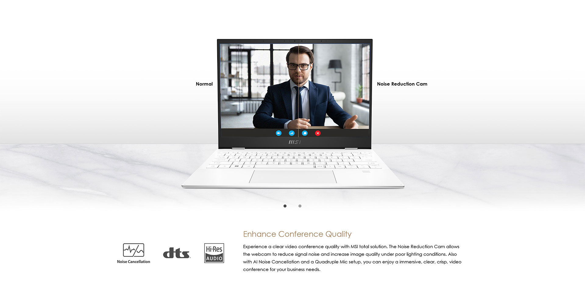 MSI Summit E13 Flip Evo 2in1 Touchscreen Laptop With Pen A13MT220US